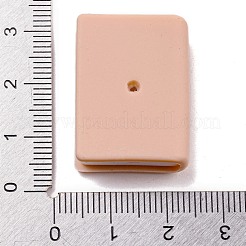 食品グレードのシリコンビーズ  DIYネックレスの製作  バリーウッド  27.1x9.2mm&nbsp;PW-WG54979-13