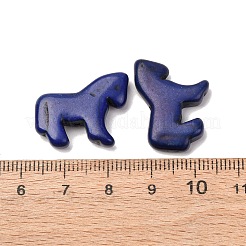 合成ターコイズ染め馬ビーズ  ミックスカラー  18x21.5x5mm  穴：1.2mm&nbsp;G-B015-M