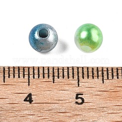 DIY アクリル & PP プラスチック パール ビーズ ジュエリー作り ファインディング キット  ミックスカラー  6mm  穴：1.8mm&nbsp;DIY-L073-05B