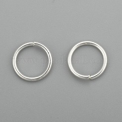 304ステンレススチールオープン丸カン  ラウンド  銀  18ゲージ  9x1mm  内径：7mm&nbsp;STAS-H380-09S-F