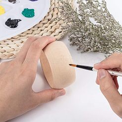未完成の木のバングル  diyウッドクラフト  バリーウッド  内径：2-1/2~2-3/4インチ（6.4~7cm）&nbsp;BJEW-WH0009-03