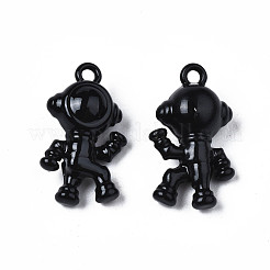 スプレープリント合金ペンダント  カドミウムフリー＆ニッケルフリー＆鉛フリー  男の子  ミックスカラー  19x11x7mm  穴：1.5mm&nbsp;PALLOY-T077-164