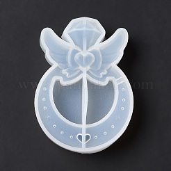 翼の流砂型  シリコンモールド  UVレジン用  エポキシ樹脂工芸品作り  ホワイト  61x44x14.5mm&nbsp;DIY-K052-09