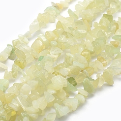 天然新しいヒスイの​​ビーズ連売り  チップ  5~8mm  穴：1mm  約80~81 CM&nbsp;G-P332-17