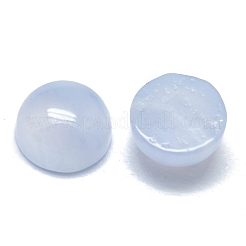 天然ブルーレースアゲートのカボション  半円/ドーム  6x3mm&nbsp;G-O185-01E-02