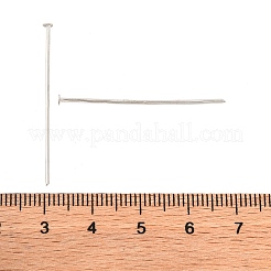 鉄平頭ピン  カドミウムフリー＆鉛フリー  プラチナ  35x0.75~0.8mm  20ゲージ  約5400個/1000g  ヘッド：2mm&nbsp;HP3.5cm