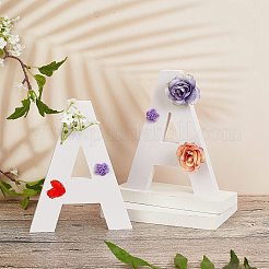 木製の手紙の装飾品  または結婚式  お誕生日  パーティー  室内装飾  文字.a  15x12x1.5cm&nbsp;WOOD-WH0104-21