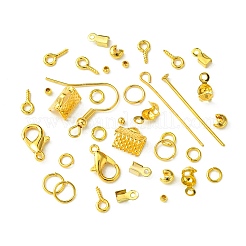 DIY 合金と鉄のジュエリー作りキット  ゴールドカラー  12x6mm  穴：1.2mm&nbsp;DIY-FS0005-84G