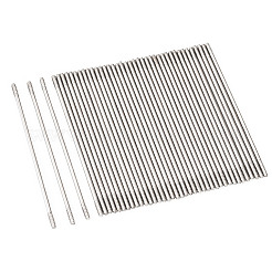 201ステンレススチールボールペン変位ピン50個  ステンレス鋼色  77x1.5mm&nbsp;FIND-BT0001-36