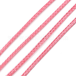 韓国のワックスポリエステルコード  ビードコード  ピンク  1.2mm  約185ヤード/ロール&nbsp;YC-1.2mm-NO119
