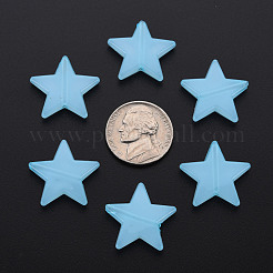 模造ゼリーアクリルビーズ  スター  ライトスカイブルー  20.5x22x5mm  穴：1.8mm  約500個/500g&nbsp;MACR-S373-90-E08