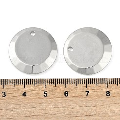 CCBプラスチックペンダント  フラットラウンド  プラチナ  24x4mm  穴：2.5mm&nbsp;CCB-G020-40C-P