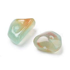 透明なアクリルビーズ  ナゲット  5~11x6~9x4~7mm  穴：1.2~1.5mm  約600個/100g&nbsp;TACR-P013-A02-A