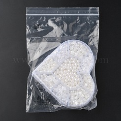 ABSプラスチックパール調ビーズ  混合図形  ミックスカラー  7~14x8~18x3~8mm  穴：1.4~2mm&nbsp;OACR-YW0001-50