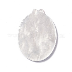花がテーマのプリント アクリル カボション  カラフル  36x26.5x2.3mm&nbsp;LS-MACR-J121-01B