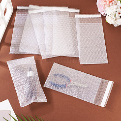 PEフィルムバブルバッグ  粘着式バブルメーラー  長方形  ホワイト  22x10x0.3cm&nbsp;LS-ABAG-TAC0035-08D
