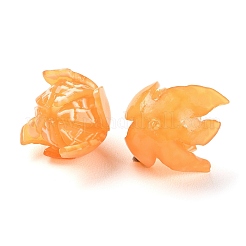 オペークアクリルパーツ  オレンジ  オレンジ  14~15.5x12.5~13.5mm  穴：1~1.2mm&nbsp;SACR-D007-06
