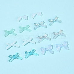 70 個 7 スタイル不透明 & 透明アクリルビーズ  蝶結び  ミックスカラー  13.5~24x29~34.5x5.5~8mm  穴：1.6~2mm  10個/スタイル&nbsp;MACR-FS0002-13