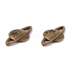 亜鉛合金カボションエナメルセッティング  スター  アンティークブロンズ  10x20x2mm&nbsp;PALLOY-WH0036-26AB-1