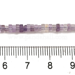 天然石アメジストビーズ連売り  正方形  3x3x1.5mm  穴：1mm  約240個/連  16.14インチ（41cm）&nbsp;G-N342-86