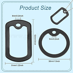 DIYジュエリーキット  16 スタイルのシリコンペンダント 2 個を含む  コネクターー付き鉄製ボールチェーン8個と304ステンレススチール製ボールチェーンネックレス8個付き  ミックスカラー  ペンダント：38~52x31~38x3~4mm  穴：4~5x4~6mm&nbsp;DIY-CA0005-08