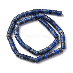 天然石ラピスラズリビーズ連売り  ディスク  ヒシビーズ  6x3.5mm  穴：0.8mm  約113~114個/連  14.92''（37.9cm）〜15.08''（38.3cm）&nbsp;G-Z006-C39