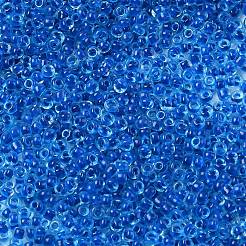 ガラスシードビーズ  ラウンド  ライトスカイブルー  2~4mm  穴：0.8~1.2mm  20 G /袋  25袋/セット  500 G /セッティング&nbsp;GLAA-XCP0001-72G