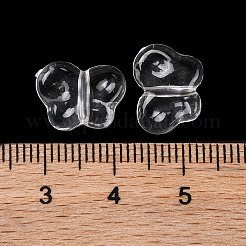 透明なアクリルビーズ  蝶  透明  10x13x4mm  穴：1.5mm  約1389個/500g&nbsp;OACR-M011-12