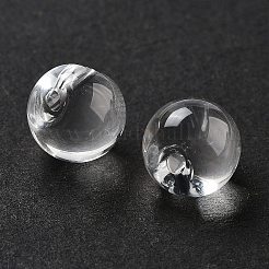 透明なアクリルビーズ  丸い鈴丸ビーズ  トップ掘削  透明  9x9x10mm  穴：2mm  926個/ 500g&nbsp;OACR-U005-08B