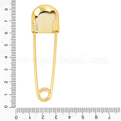 合金製特大安全ピンブローチ  ブローチピン、洗濯ピン  ゴールドカラー  81x22x4mm&nbsp;PALLOY-P333-01G