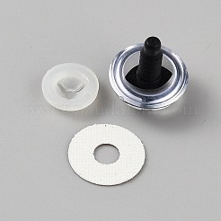 半円形樹脂人形工芸品の目  安全の目  シリコンパッドとスペーサー付き  ピンク  19.5x18mm  ピン：5mm&nbsp;FIND-WH0148-406F