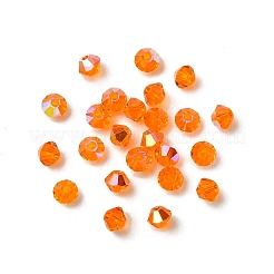 プレシオサ®クリスタルビーズ  チェコクリスタル  双円錐形(451 69 302 ロンデル)  90310 200 太陽 アブ  3mm  穴：0.8mm&nbsp;Y-PRC-BA3-90310-200