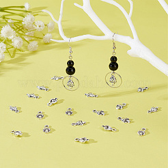 60 個のチベットスタイル合金チャーム  鉛フリー＆カドミウムフリー  キノコ  アンティークシルバー  13x8mm  穴：2mm&nbsp;TIBEP-SC0002-26