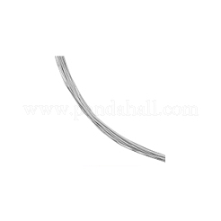 チタンワイヤー  ラウンド  ステンレス鋼色  0.25mm  約65.62フィート（20m）/ロール&nbsp;TWIR-WH011-05A