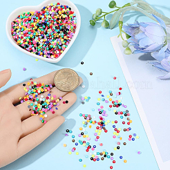 84g 12色樹脂ラインストーンネイルアートデコレーションアクセサリー  半円  ミックスカラー  3x1mm  7 G /カラー&nbsp;KY-SC0002-53
