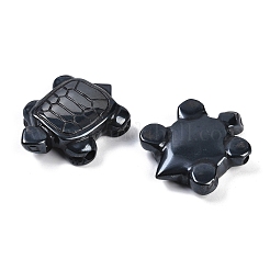 合成非磁性ヘマタイト彫刻ビーズ  カメ  38.5~40x30~30.5x10mm  穴：3.5mm&nbsp;G-K383-18D