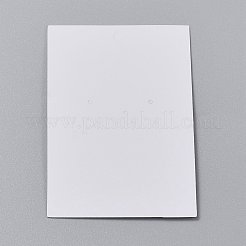 厚紙のアクセサリーディスプレイカード  イヤリング＆ネックレスディスプレイの吊り下げ用  長方形  女性の模様  ミックスカラー  6~9x5~6x0.05cm  穴：0.2~0.5のCM&nbsp;CDIS-H002-01