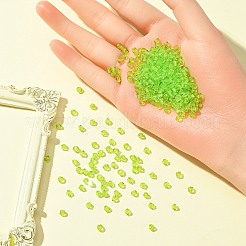 プレシオサ®クリスタルビーズ  チェコクリスタル  双円錐形(451 69 302 ロンデル)  ライムシクル 50540個  4mm  穴：0.8mm&nbsp;Y-PRC-BA4-50540