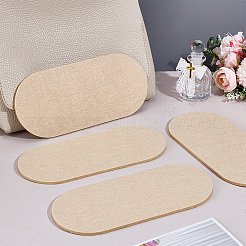 フェルトバッグの底  オーバル  製袋用  モカシン  220x100x4mm&nbsp;FIND-WH0367-210C