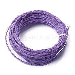 編組鋼線ロープコード  パープル  2x2mm  10 m /ロール&nbsp;TWIR-Z001-06