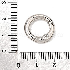 合金引き輪  長持ちメッキ  ラックめっき  プラチナ  17.5x4mm&nbsp;AL-CBAAE66-01P
