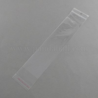 セロハンのOPP袋  長方形  透明  透明  26.5x5cm  一方的な厚さ：0.035mm  インナー対策：21x5のCM&nbsp;X-OPC-R009-26.5x5cm-1