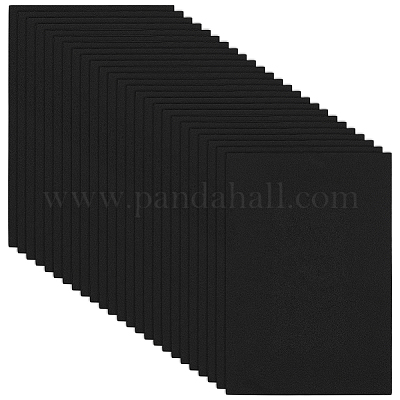 エヴァ発泡シート  長方形  ブラック  223x152x4.5mm&nbsp;AJEW-WH0650-91-1