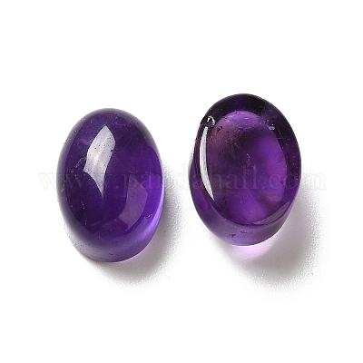 天然石アメジストカボション オーバル 14x10x7.5mmの通販 - PandaHall