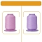 Translucent -Sensitive Polyester Thread, Pearl Pink, 49x35mm