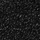 ガラスシードビーズ  トランスペアレント  ラウンド  グレー  8/0  3mm  穴：1mm  約10000ビーズ/ポンド&nbsp;SEED-A004-3mm-12-2