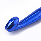 アルミかぎ針編みのフック  ブルー  150x11x9mm  ピン：9mm&nbsp;TOOL-T006-36-2