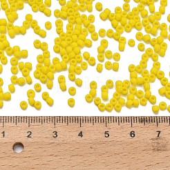 トーホー 8/0ラウンドビーズ  日本製シードビーズ  （42f）不透明なフロストタンポポ  3mm  穴：1mm  約1110個/50g&nbsp;SEED-XTR08-0042F