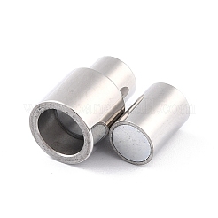 変色しにくい304ステンレススチール製のマグネット留め具と接着端  コラム  ステンレス鋼色  20x10mm  穴：6mm&nbsp;STAS-F276-04P