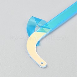 アクリルイヤリング試着スティック  ジュエリー イヤリング ディスプレイ ホルダー  カラフル  11x3.5x0.2cm&nbsp;ODIS-WH0043-117B